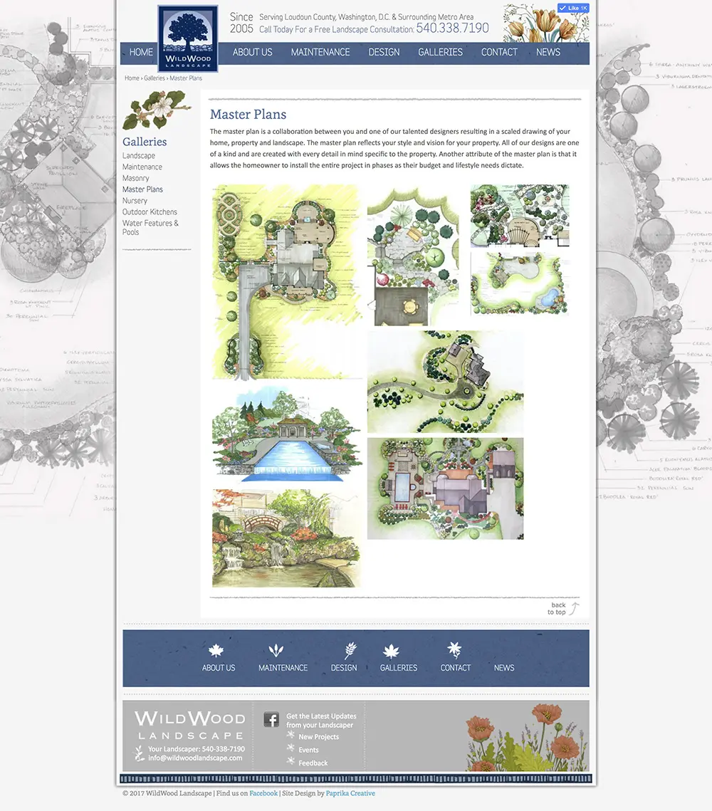Master-Plans__wildwoodlandscape Wildwood Lanscape WordPress Website Inspiration Design 2018