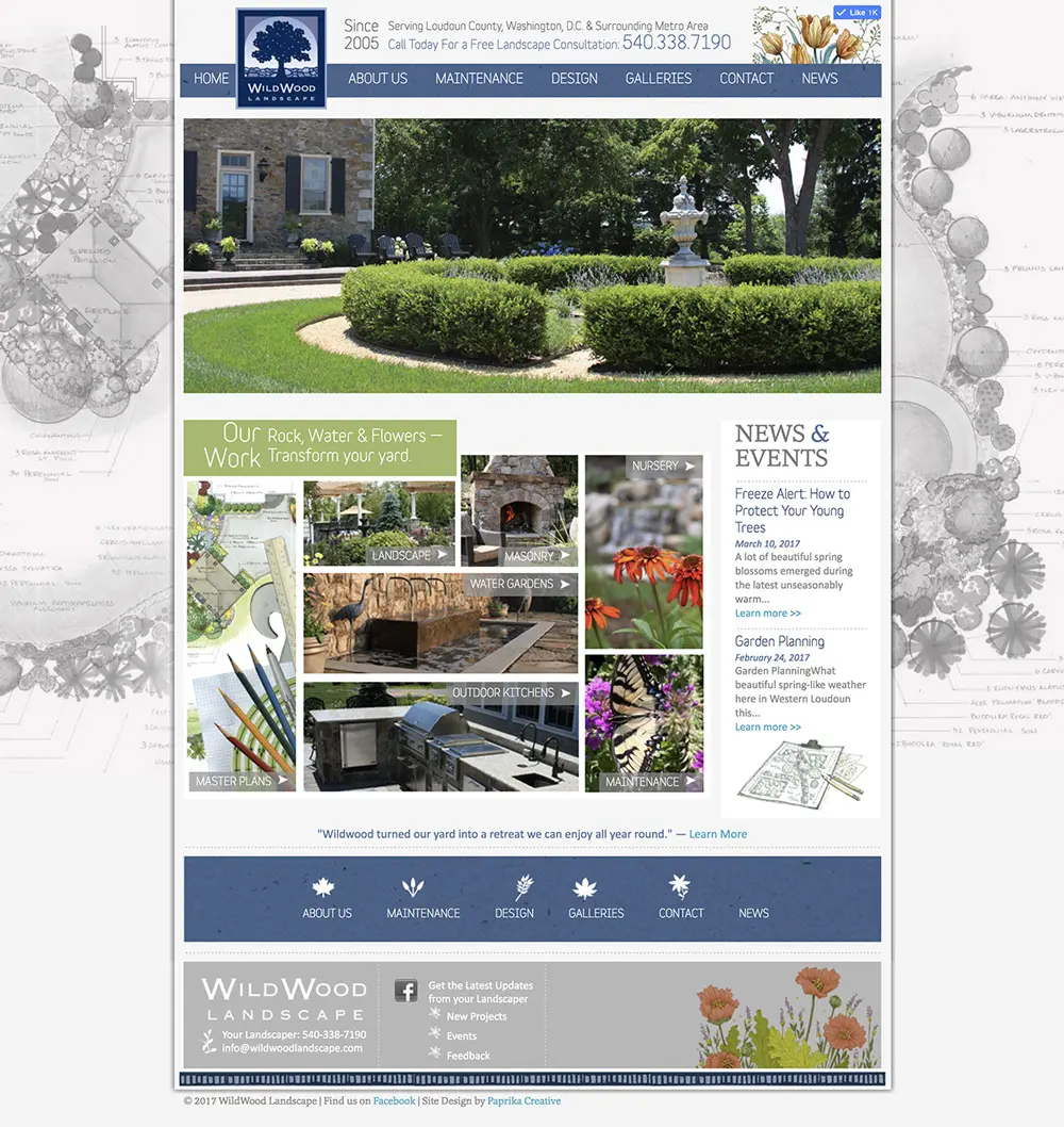 WildWoodLandscape-home Wildwood Landscape Website WordPress