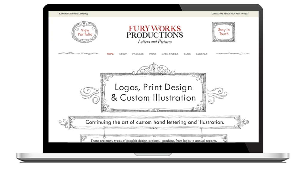 furyworks productions website illustrator