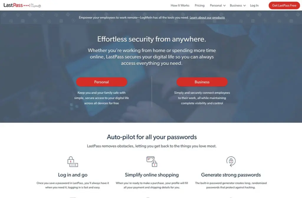 Lastpass Password Manager Screenshot