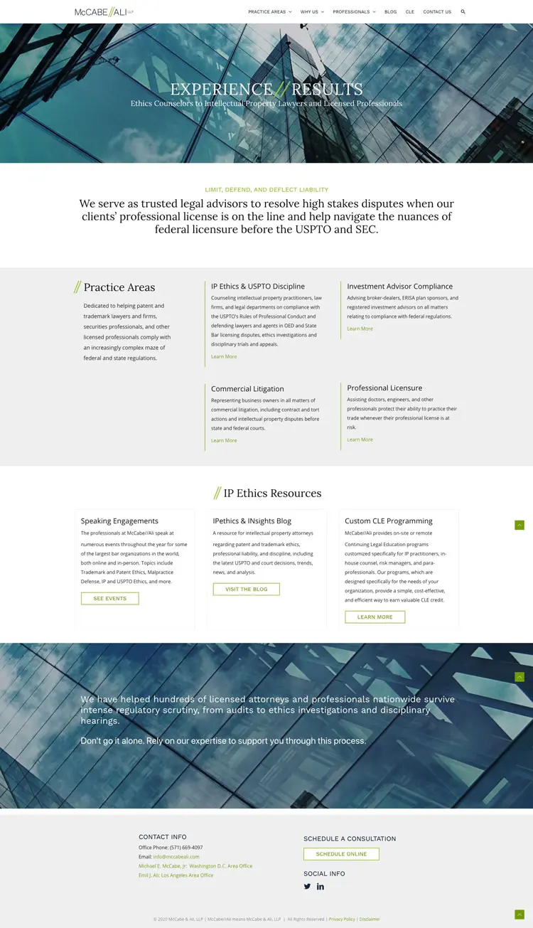 mccabeali.com-home Law Firm Website Design Services Home Page