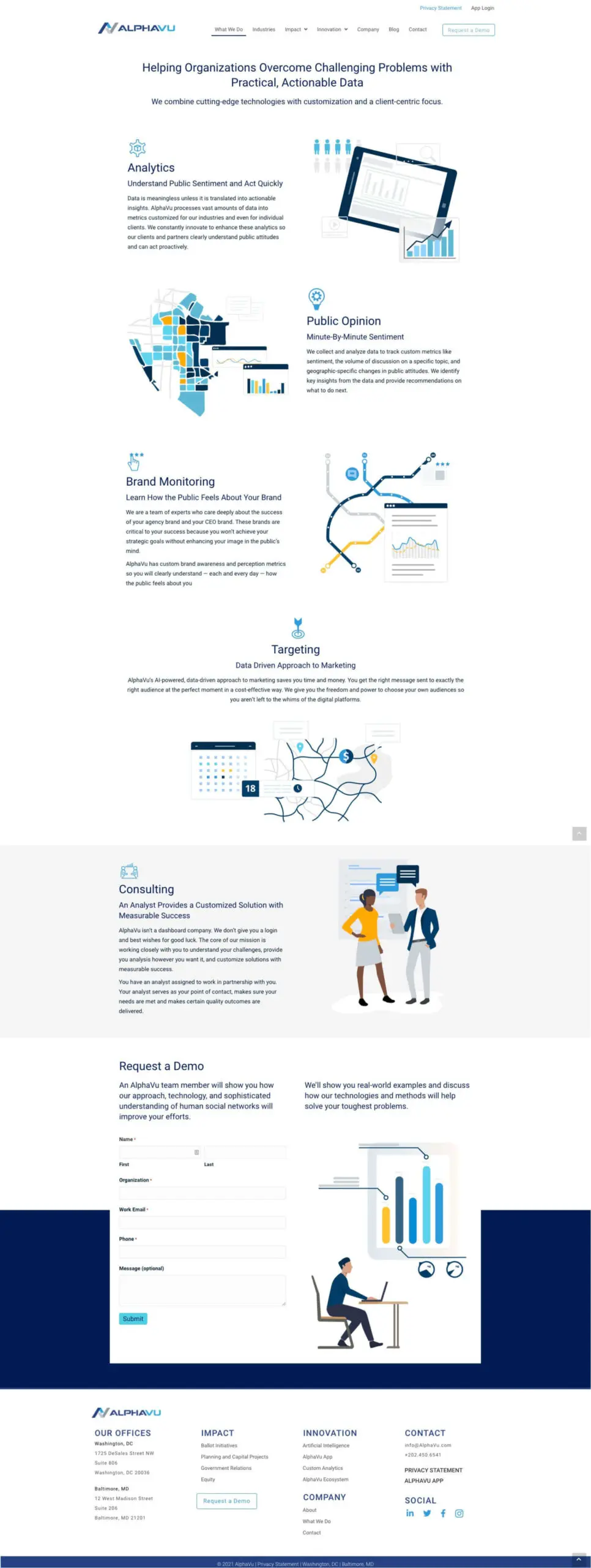 alphavu.com-website-about-page AlphaVu Technology Company Website Design 2021