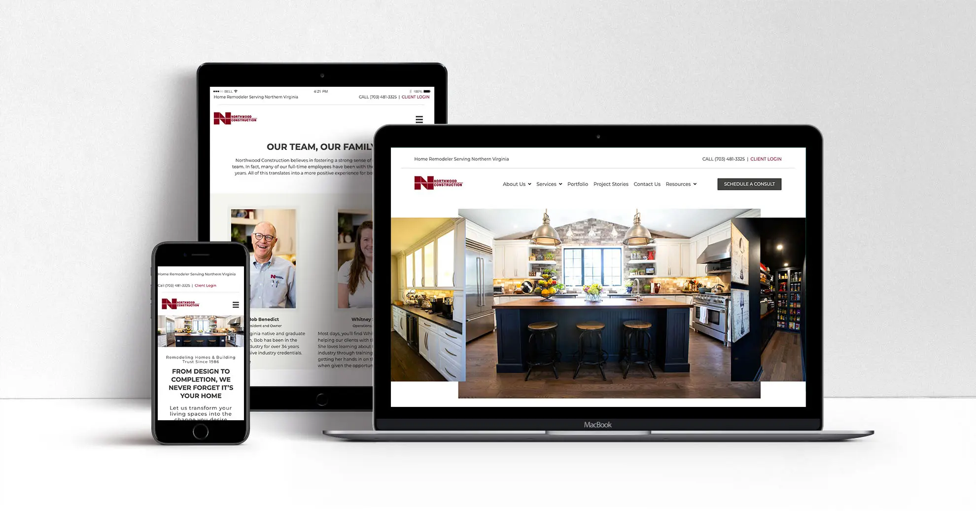 Web Showcase Project NorthwoodConstruction