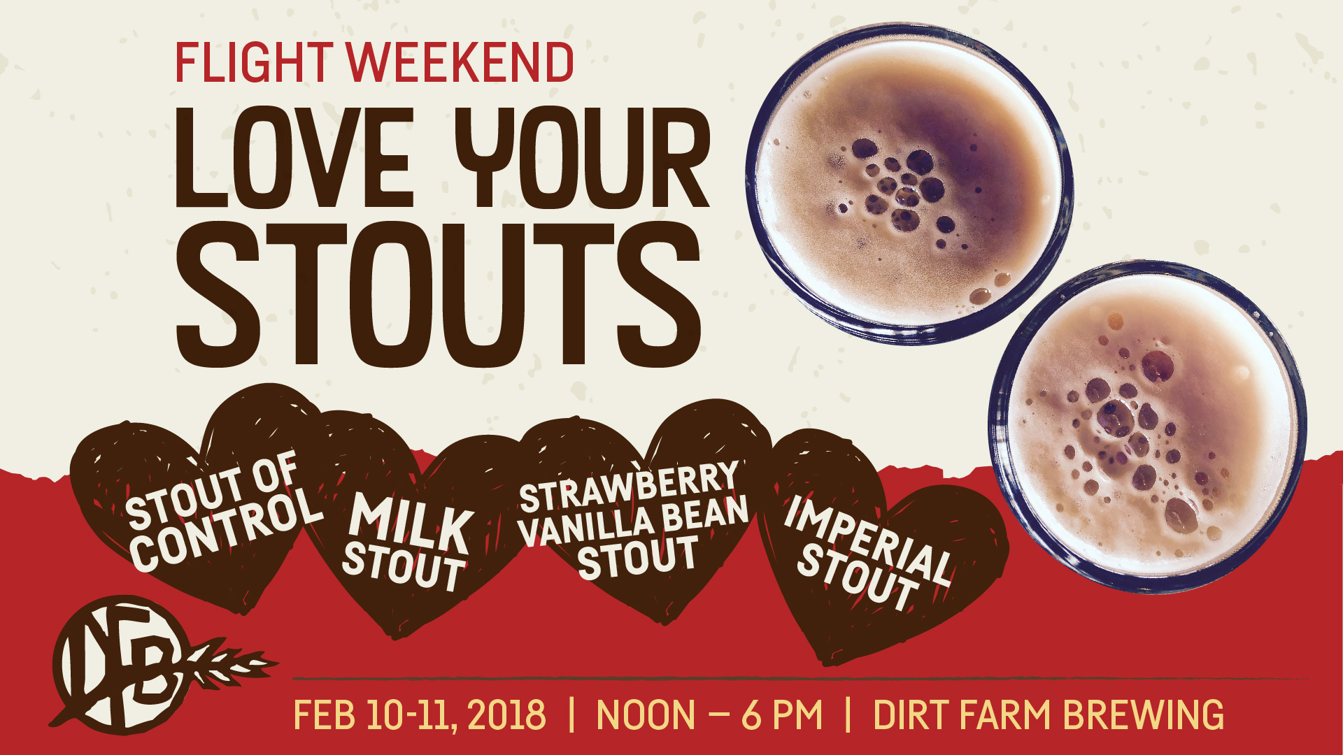 Dirt Farm Love Your Stouts Facebook Event Marketing
