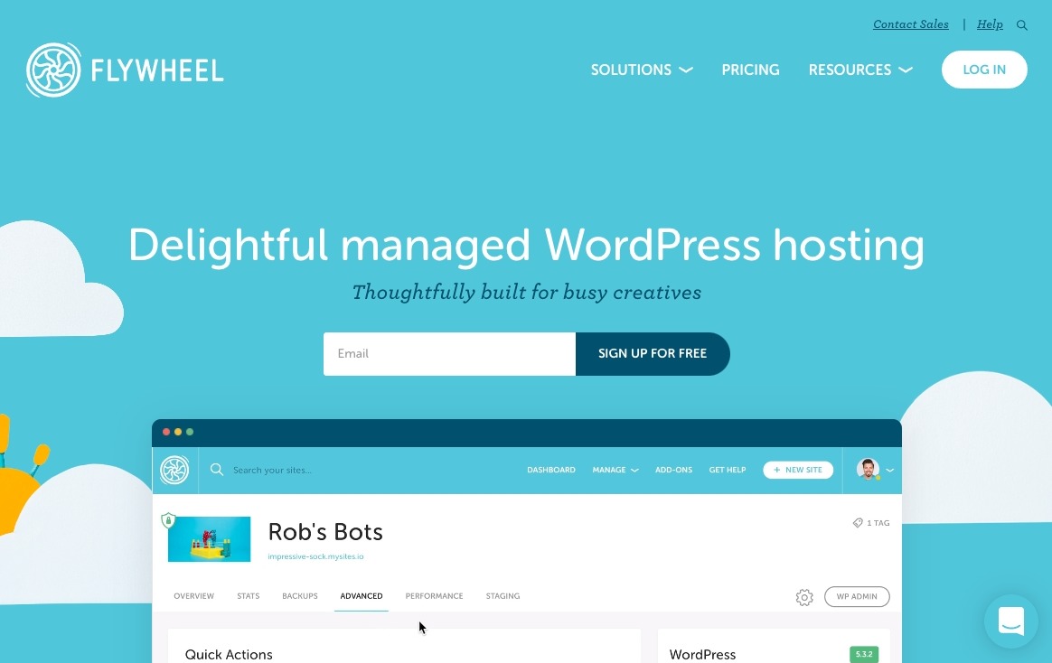 Best Hosting Company Flywheel Website Hosting