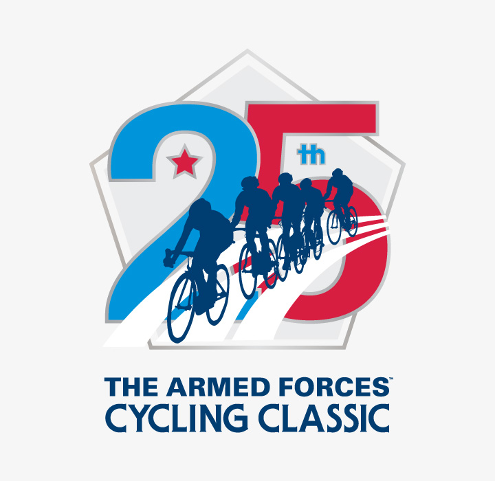 The Armed Forces Cycling Classic 25 Year Logo 2023